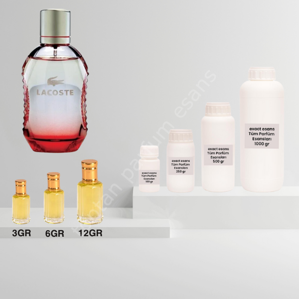 E44 Lacoste Red Erkek Toptan Parfüm Esansı
