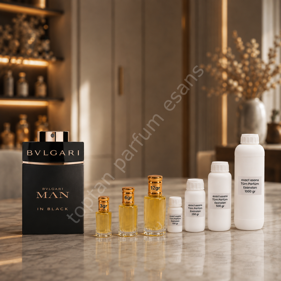E85 Bvlgari Man Black Toptan Parfüm Esansı