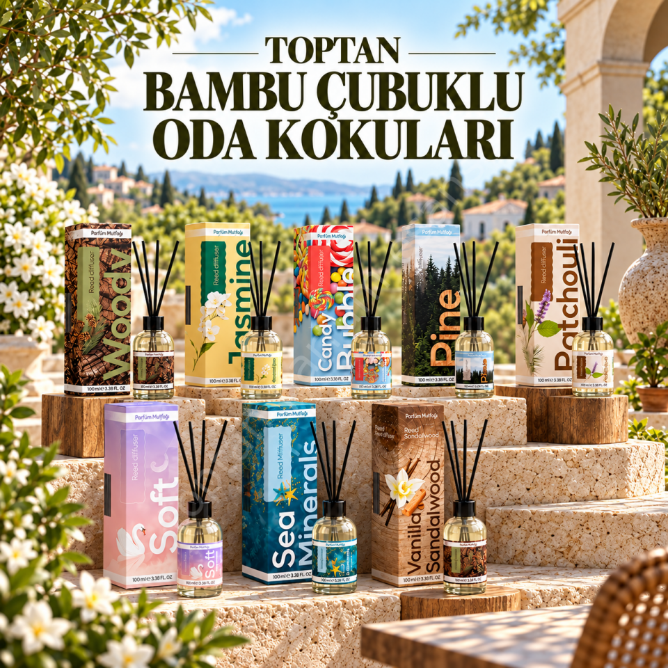 Toptan Bambu Çubuklu Oda Kokuları