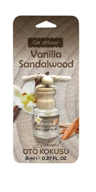 Toptan Vanilya Sandalwood İpli Oto Kokusu